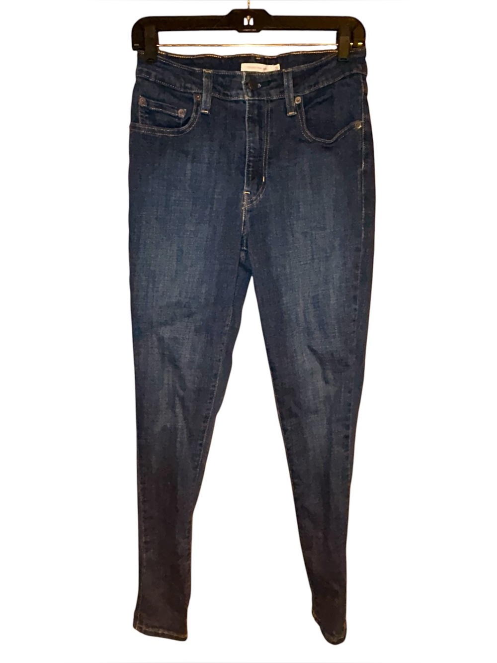 Levi’s 721 High Rise Skinny Jeans Women’s 29 Dark Wash Stretch Denim